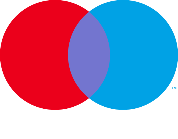 Maestro payment logo featuring overlapping red and blue circles.