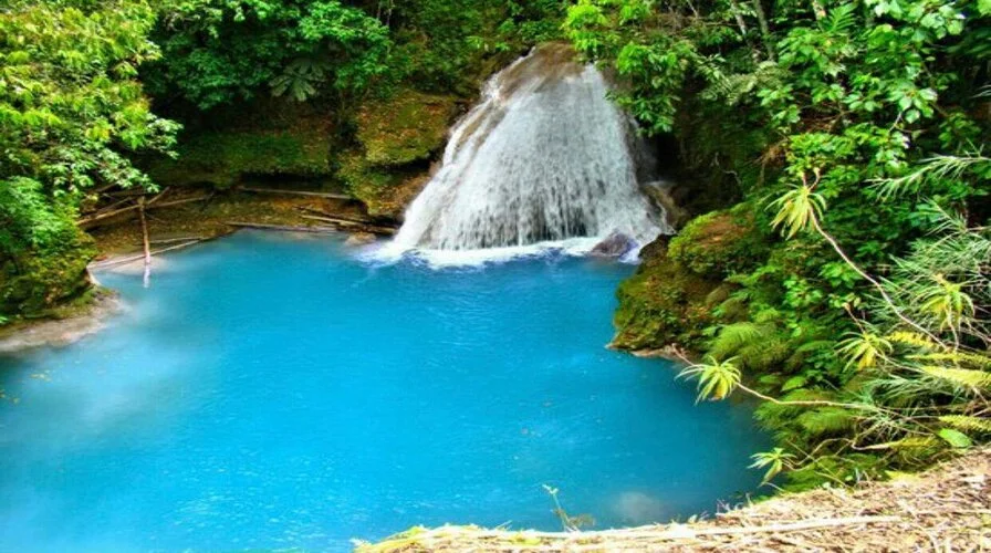 6. Visit the Blue Hole and Natural Swimming Pools via Boat Tours