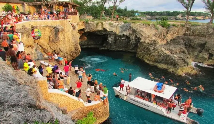 2. Cliff Diving at Rick’s Café, Negril