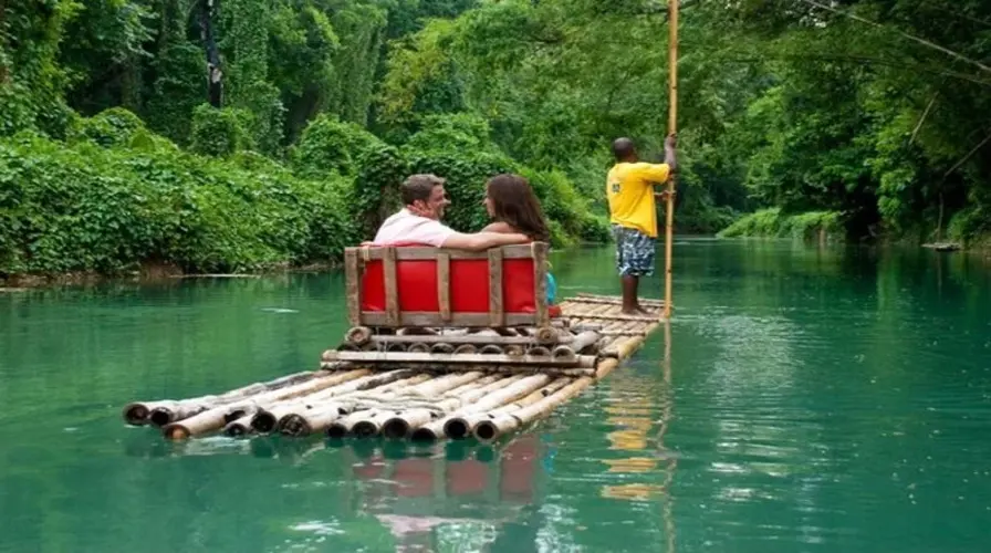 2. Exploring the Martha Brae River by Bamboo Raft