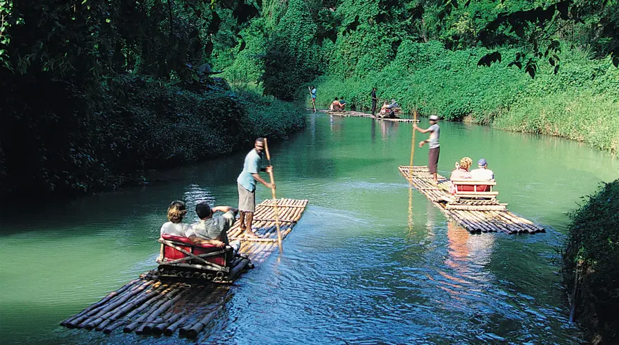 4. Martha Brae River Bamboo Rafting