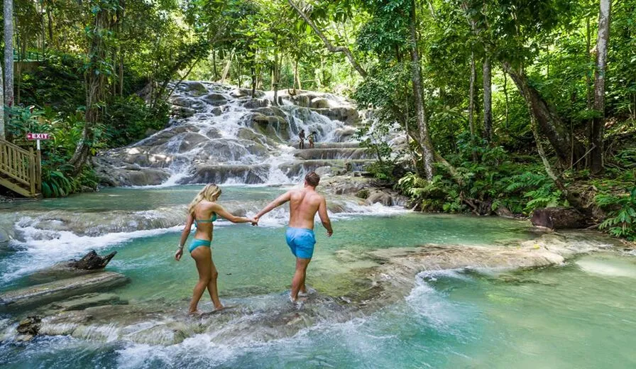 5. Discover Dunn’s River Falls – Climb or Picnic for Two