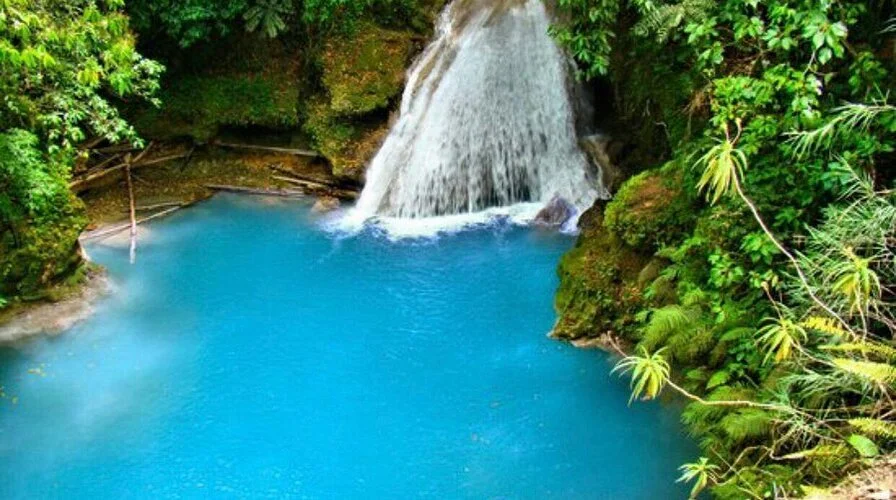 4. Relax and Discover at the Blue Hole (Irie Blue Hole)