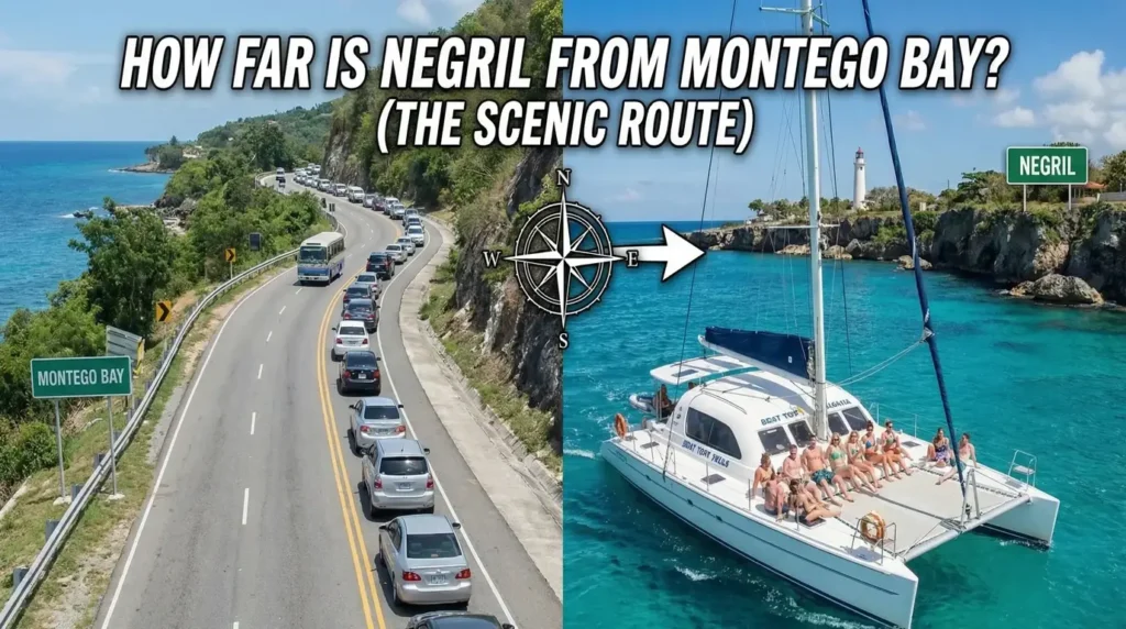How Far is Negril from Montego Bay? (Travel Time, Distance & Best Routes)
