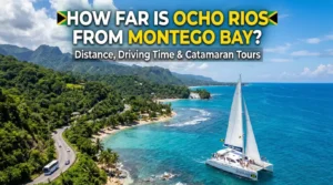 How Far is Ocho Rios from Montego Bay? Distance, Driving Time & Catamaran Tours